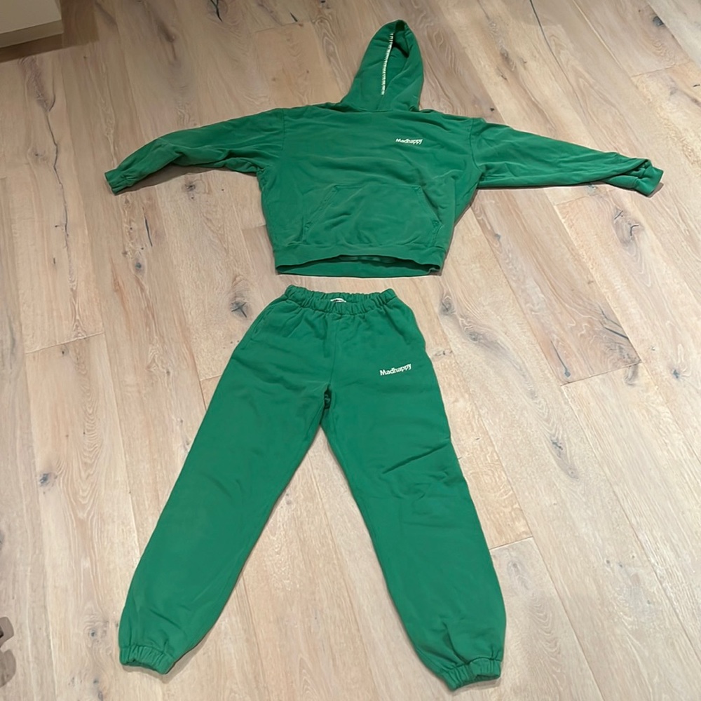 Madhappy green sweatsuit